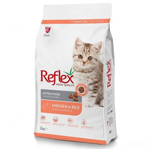Reflex Kitten Tavuk ve Pirinç Yavru Kedi Maması 10 Kg
