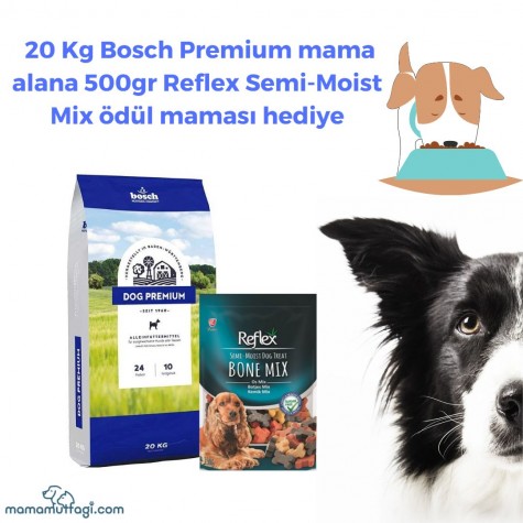 Bosch Premium Et ve Balıklı Köpek Maması 20 Kg- Ödül Maması Hediyeli!