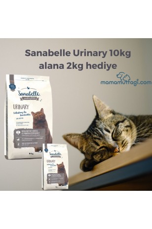 Sanabelle Urinary Yetişkin Kedi Maması 10 Kg- 2 Kg Hediyeli