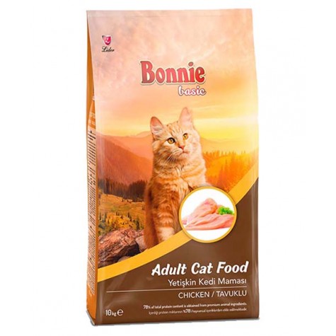 Bonnie Tavuklu Yetişkin Kedi Maması 10 Kg