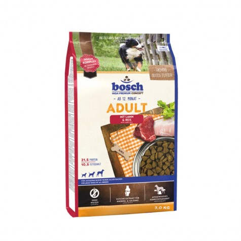 Bosch Adult Kuzu ve Pirinçli  Yetişkin Köpek Maması 15 Kg