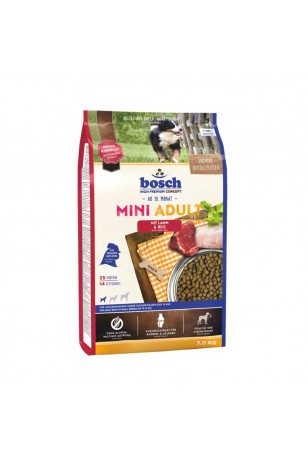 Bosch Mini Adult Kuzu ve Pirinçli Yetişkin Köpek Maması 15 Kg