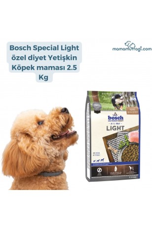 Bosch Special Light özel diyet Yetişkin Köpek maması 2.5 Kg-İstanbul İçi Özel Sevkiyat