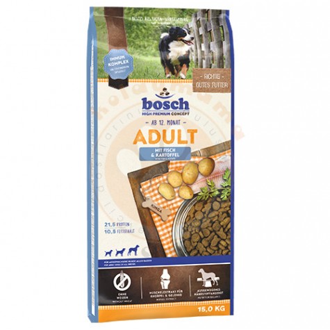Bosch Adult Balık ve Patatesli Yetişkin Köpek Maması 15 Kg