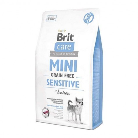 Brit Care Mini Adult Sensitive Tahılsız Geyik Etli Hassas Küçük Irk Yetişkin Kuru Köpek Maması 2 Kg