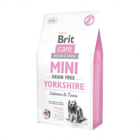 Brit Care Tahılsız Mini Yorkshire Somonlu Küçük Irk Yetişkin Köpek Maması 2 Kg