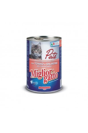 Somonlu ve Ton Balıklı Püre Kedi Konservesi 405 Gr