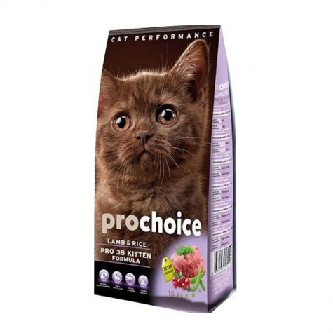 Pro Choice Pro 38 Kitten Plus Kuzu Etli Yavru Kuru Kedi Maması 15 Kg