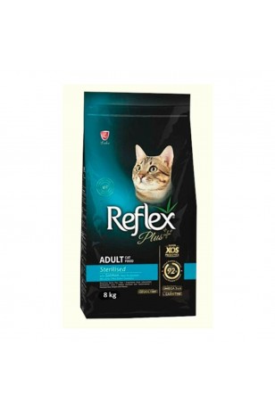 Reflex Plus Sterilised Somonlu Yetişkin Kedi Maması 8 Kg