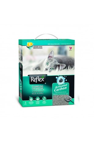 Reflex Aktif Karbonlu Topaklanan Kedi Kumu 6 Lt