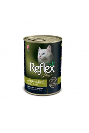 Reflex Plus Hindi Ve Ördekli Kedi Konserve Jöle İçinde Et Parçacıklı 400 Gr