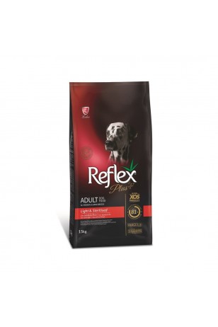 Reflex Plus Orta ve Büyük Irk Light Sterilised Yetişkin Köpek Maması 15 Kg