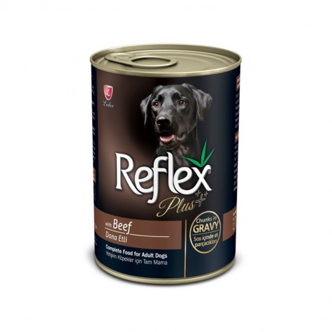 Reflex Plus Biftekli Köpek Konserve Sos İçinde Et Parçacıklı 400 Gr