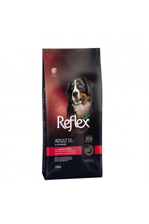 Reflex Plus Orta ve Büyük Irk Kuzu Etli Yetişkin Köpek Maması 18 Kg
