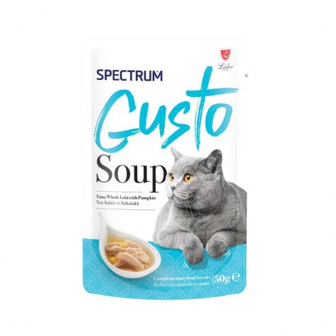 Spectrum Gusto Ton Balıklı ve Balkabaklı Kedi Çorbası 12li