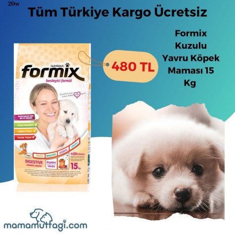 Formix Kuzulu Yavru Köpek Maması 15 Kg- Türkiye Ücretsiz Kargo