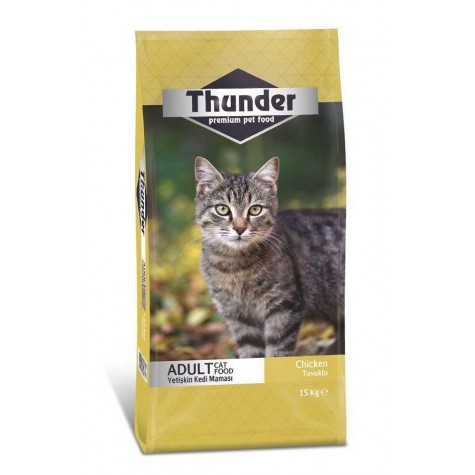 Thunder Tavuklu Yetişkin Kedi Maması 15 Kg