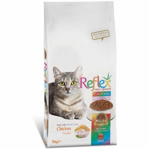 Reflex Renkli Yetişkin Kedi Maması 15 Kg
