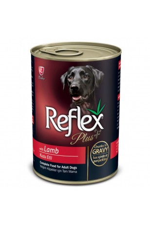Reflex Plus Kuzulu Köpek Konserve Sos İçinde Et Parçacıklı 400 Gr