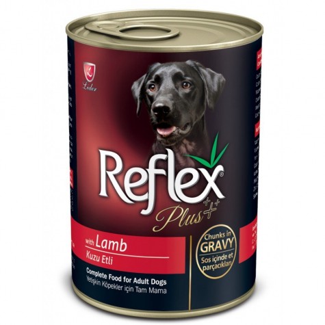 Reflex Plus Kuzulu Köpek Konserve Sos İçinde Et Parçacıklı 400 Gr