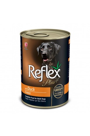 Reflex Plus Ördekli Köpek Konserve Sos İçinde Et Parçacıklı 400 Gr