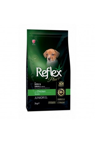 Reflex Plus Küçük Mini Irk Tavuklu Yavru Köpek Maması 3 Kg