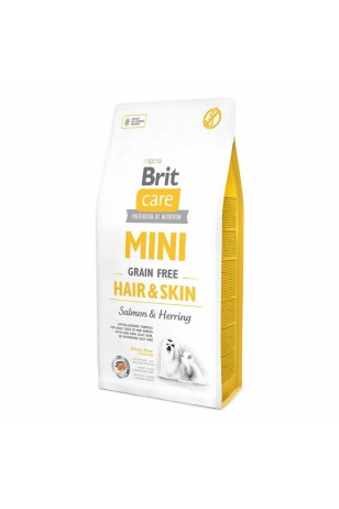 Brit Care Tahılsız Mini Hair Skin Somonlu Köpek Maması 2 Kg