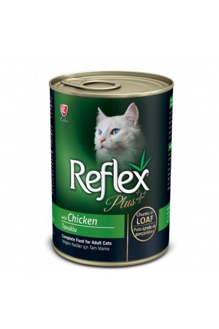Reflex Plus Tavuklu Kedi Konserve Pate İçinde Et Parçacıklı 400 Gr