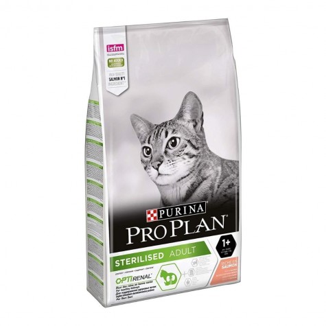 Pro Plan Sterilised Somonlu ve Ton Balıklı Kısırlaştırılmış Yetişkin Kedi Maması 10 Kg- İstanbul Sevkiyat 
